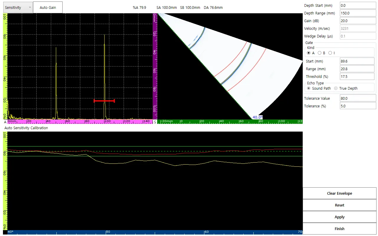 Calibration Application Result