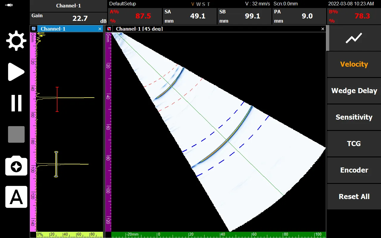 Velocity Calibration Prerequisite Recommended