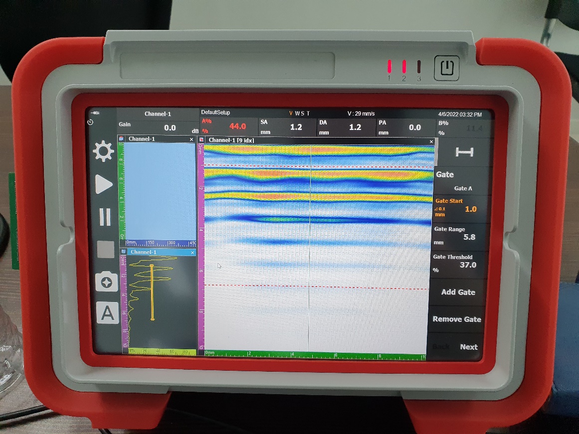 Sample #1 Measurement Data