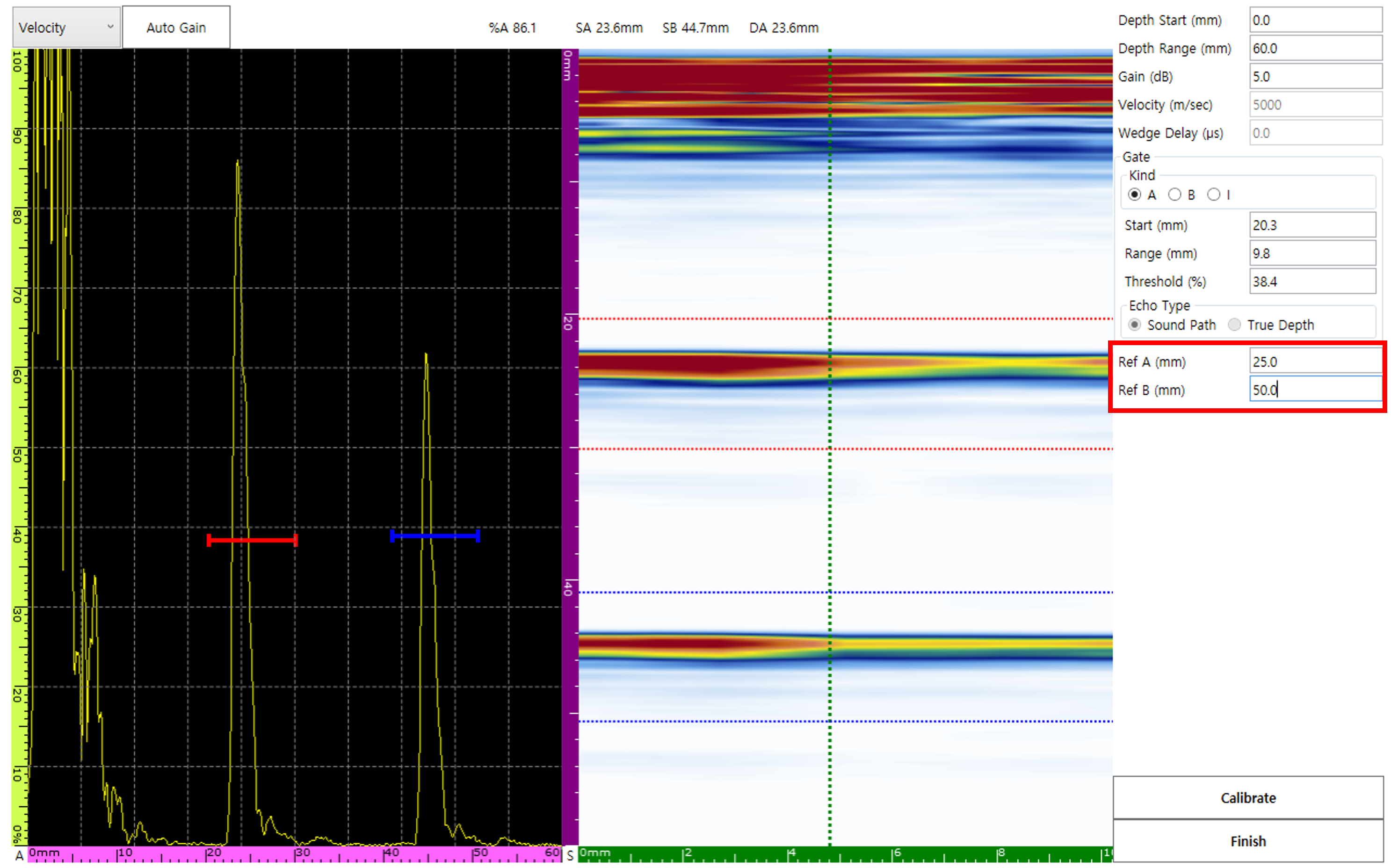 Setting Reference Values