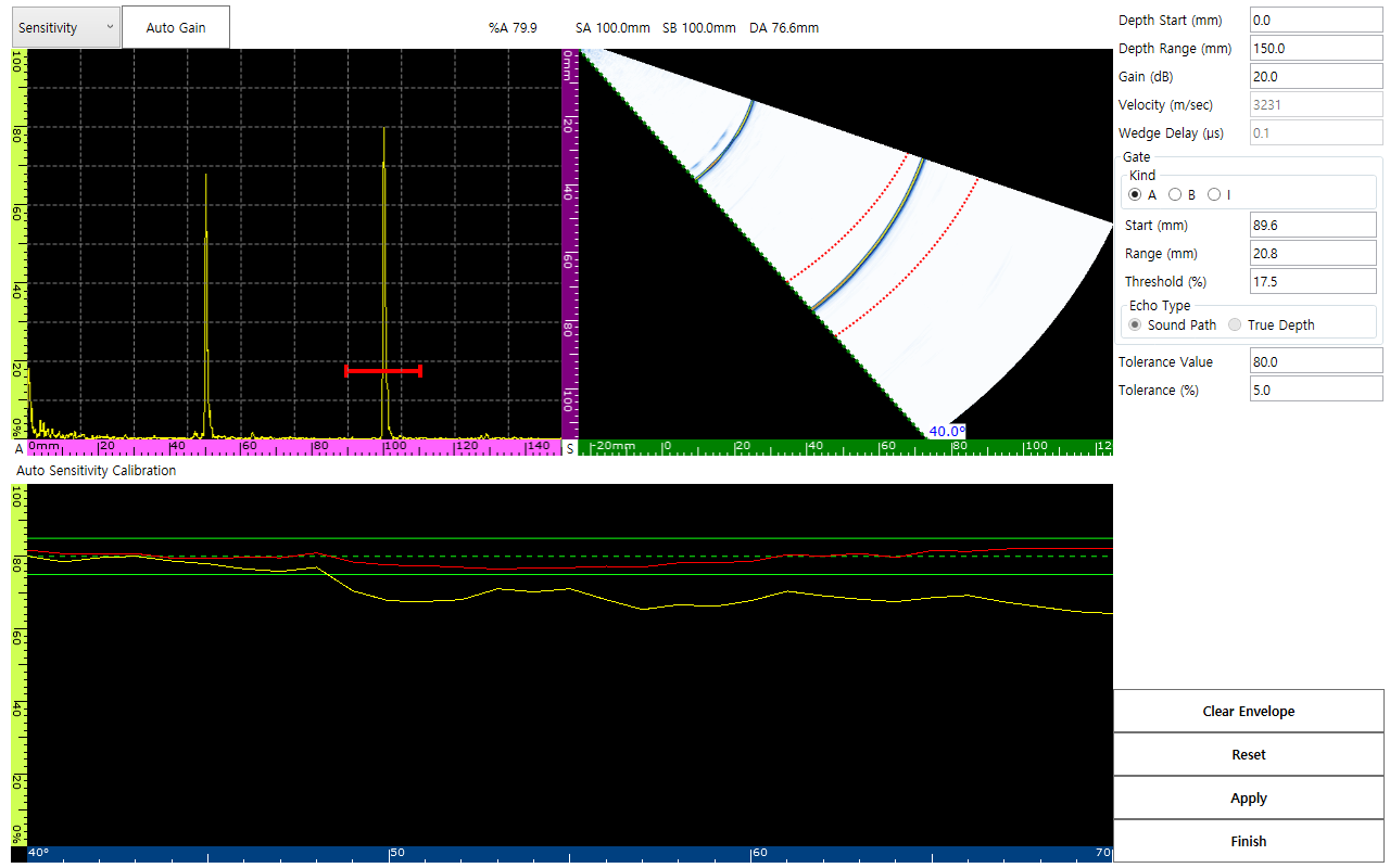 Calibration Application Result