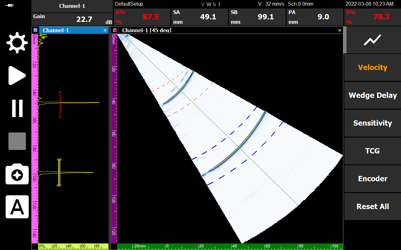Velocity Calibration Prerequisite Recommended